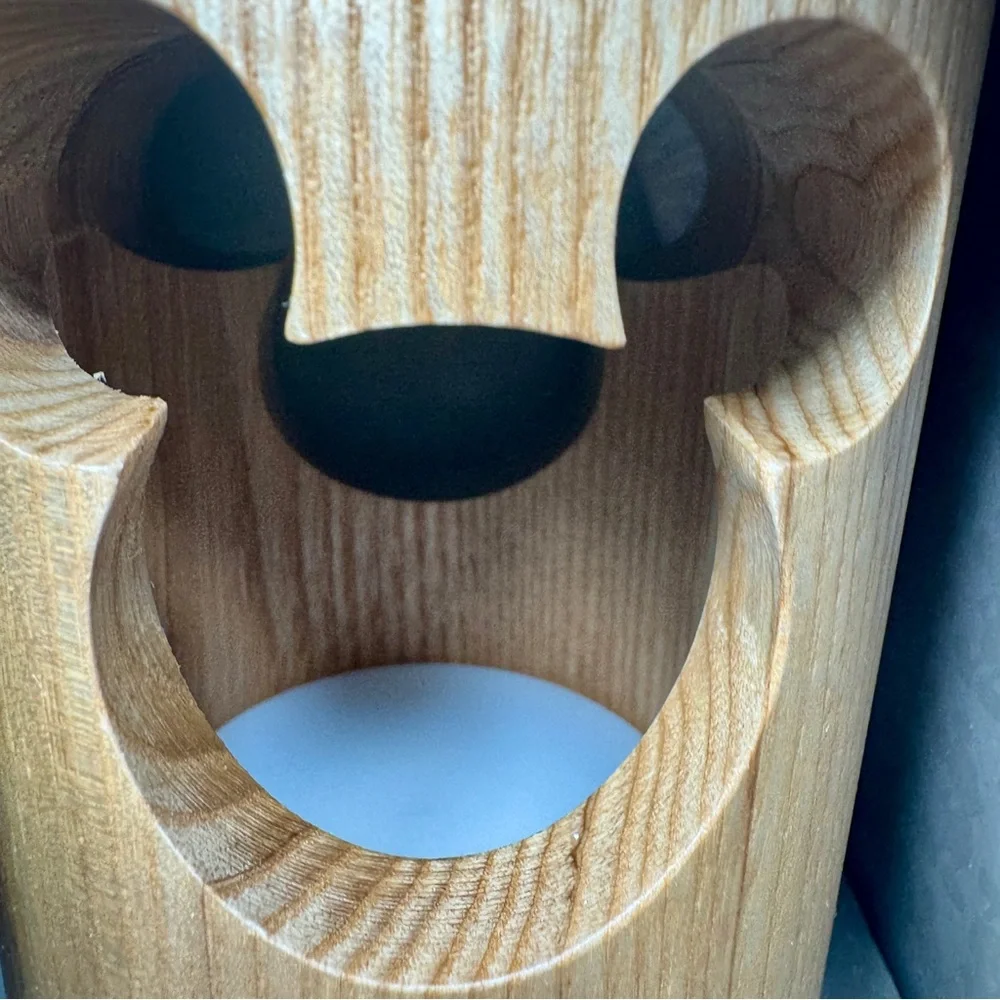 NWT Disney Mickey Mouse Icon Wood Desk Lamp, part of the Mickey Mouse Home decor